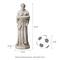 Glitzhome® 32.75" St. Francis Garden Statue with Bird Feeder